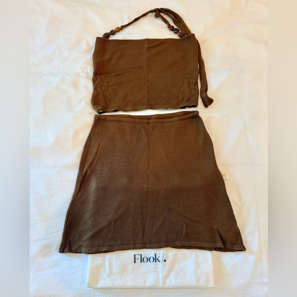 Flook The Label, Jayla Skirt and Top Set, Size Small